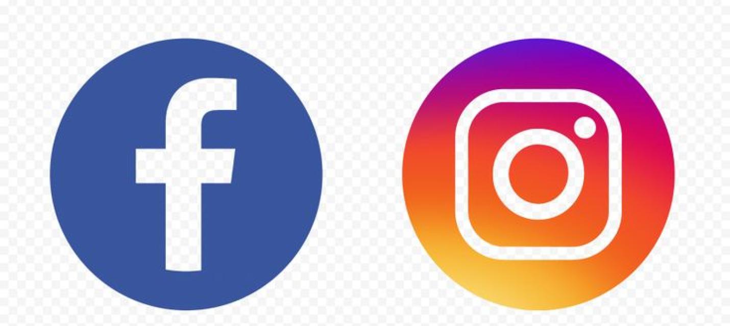 Instagram und Facebook